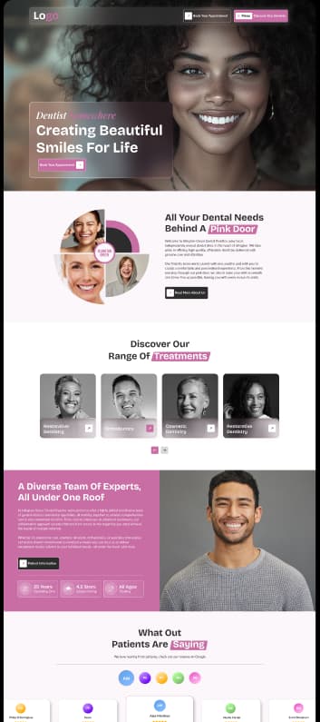White label website example two