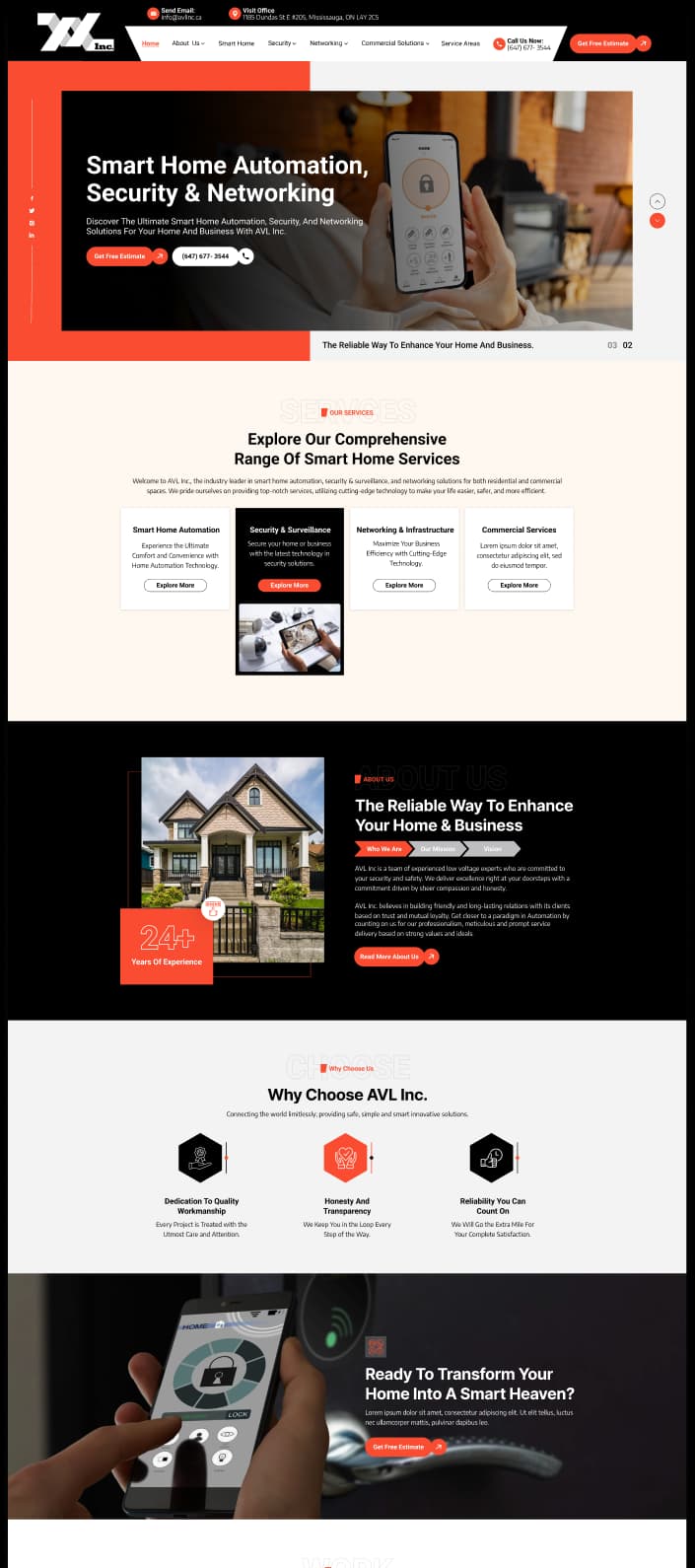 White label website example three