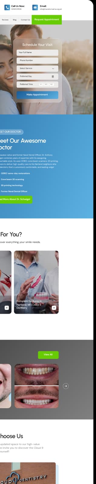 White label website example one