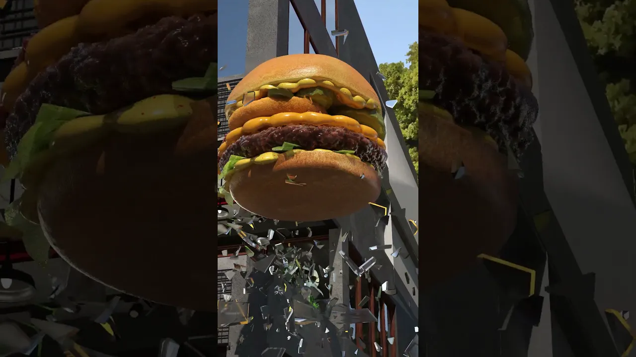 Burger O'Clock CGI video Ad x HTSol