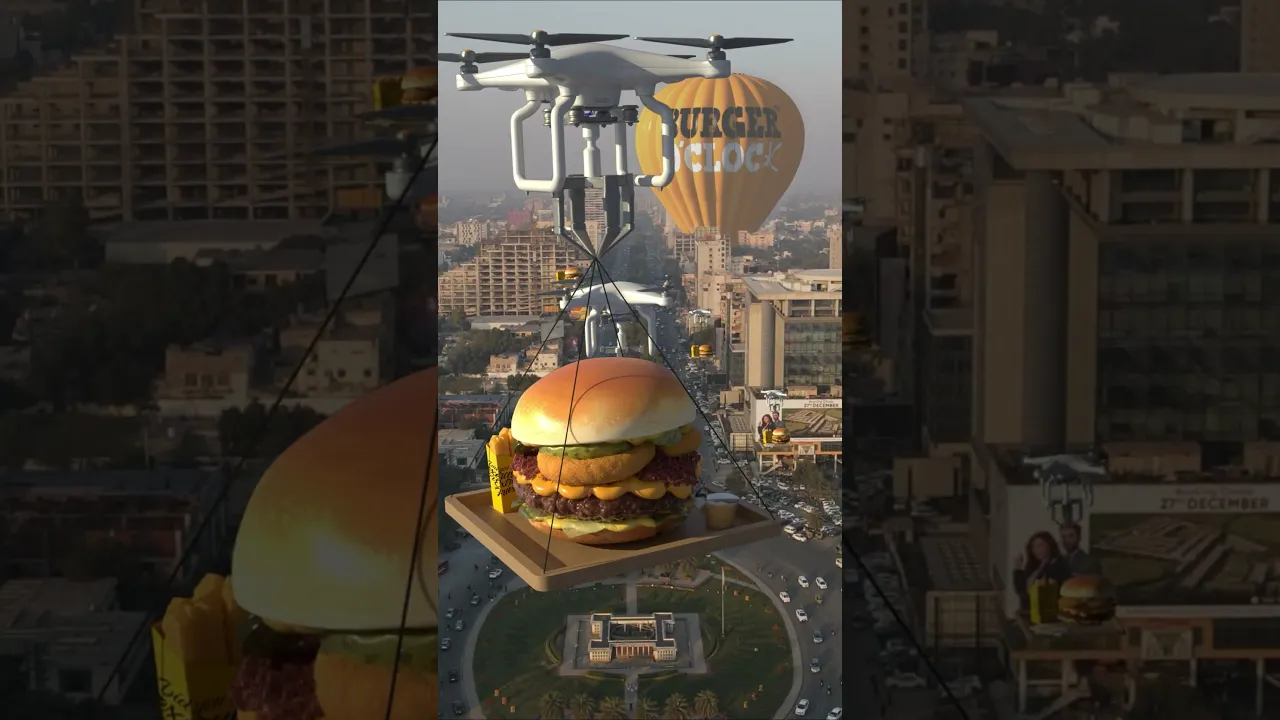 HTSolutions x Burger O'Clock CGI Video Series
