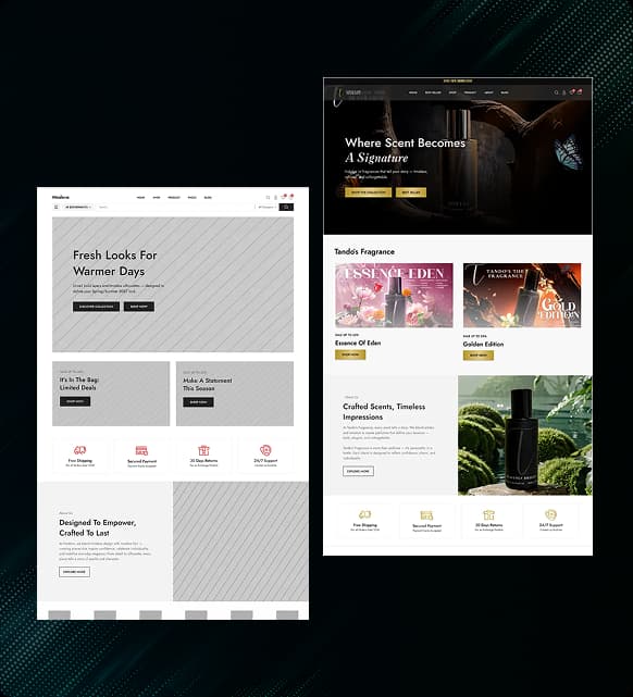 UI/UX design and wireframes